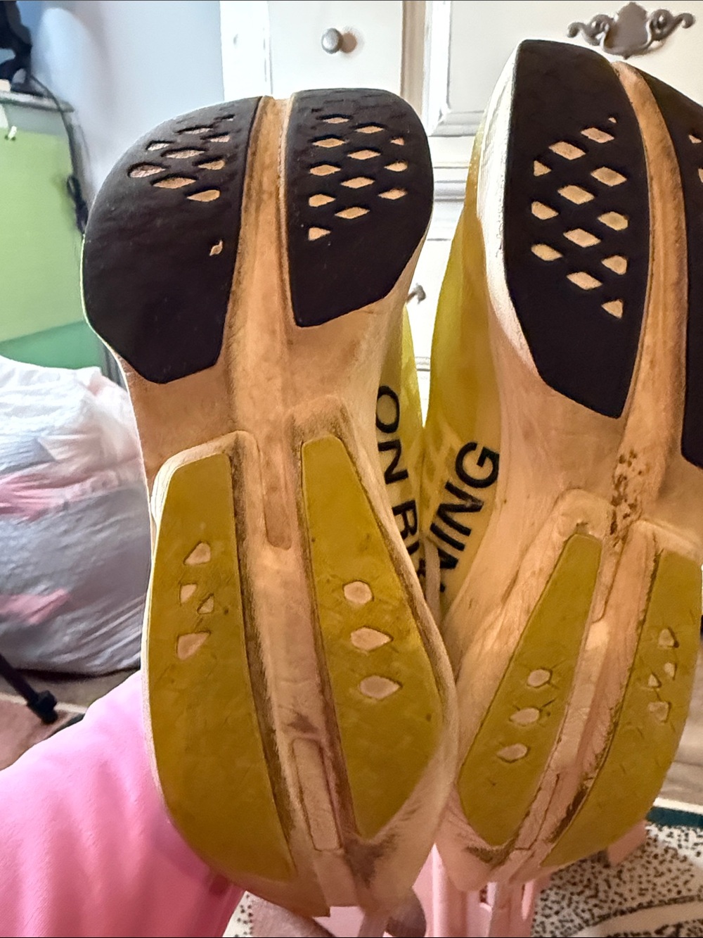 OnCloud CloudBoom Strike Women’s Running Shoes - Yellow - Picture 11 of 16